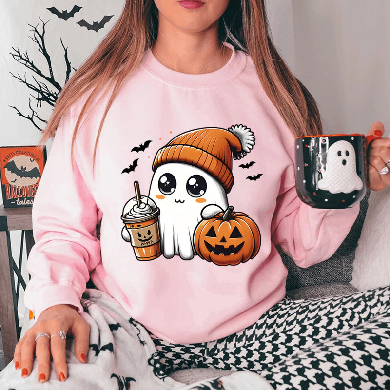 Damen Sweatshirt Halloween Grafikdesign Eveloria
