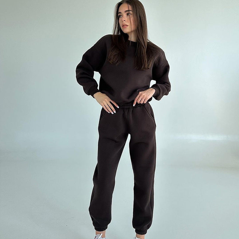 Damen Jogginganzug Eveloria Bequem Baumwolle