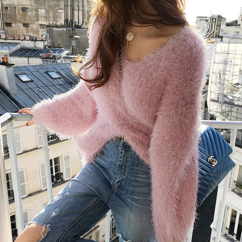 Damen Flauschpulli Eveloria Weich