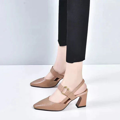 Eveloria Damen Orthopädische Sandalen mit Absatz