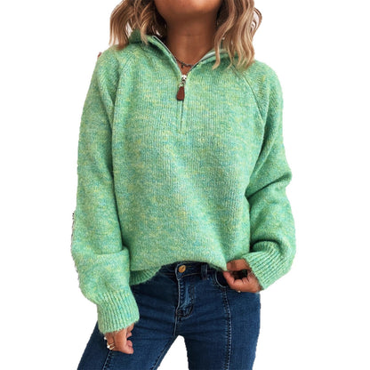 Damen Kapuzenpullover Reißverschluss Eveloria