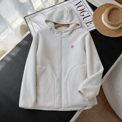 Damen Fleecejacke Warm Kuscheliges Innenfutter Eveloria