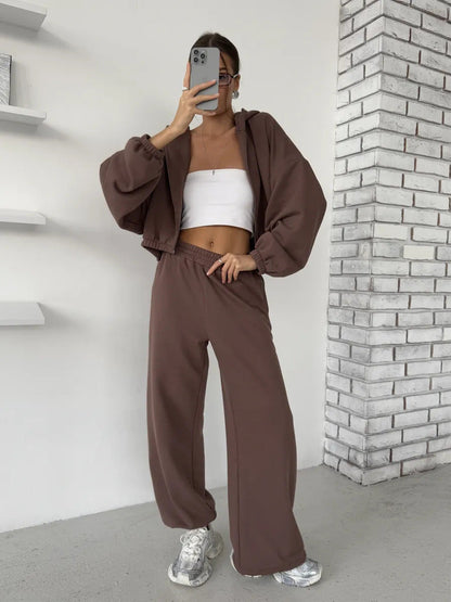 Damen Hoodie-Set Weite Ärmel von Eveloria