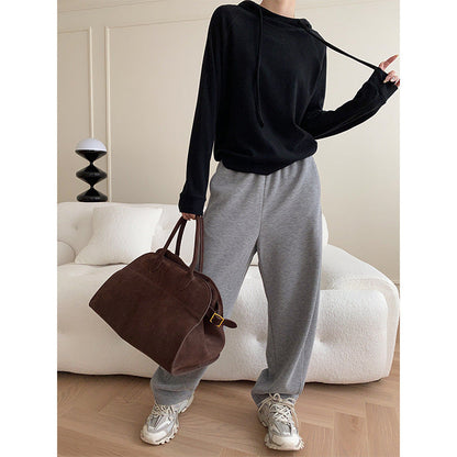 Damen Kapuzenpullover Lässig Elegant Baumwolle