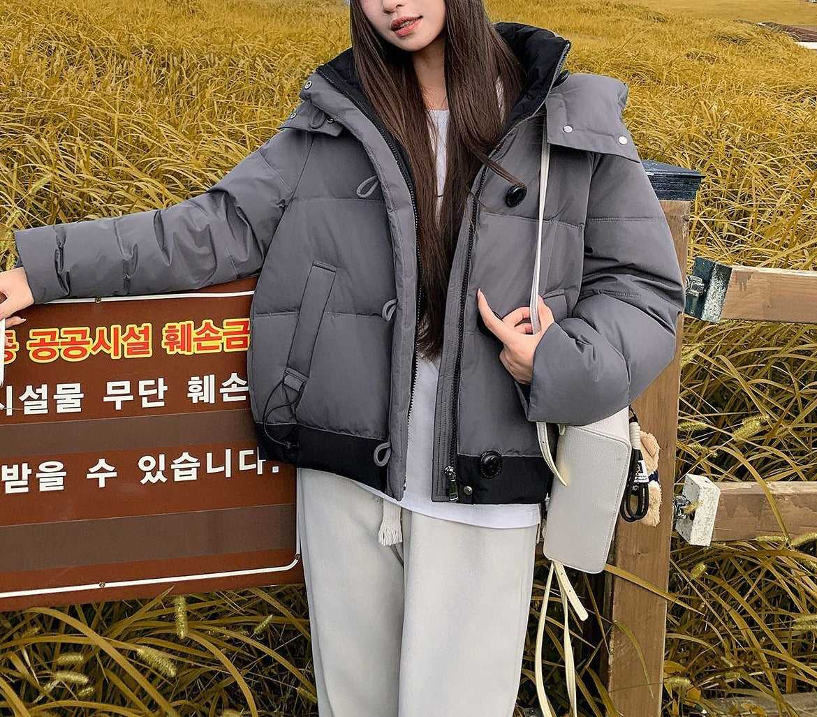 Damen Übergangsjacke Stehkragen Taschen Eveloria