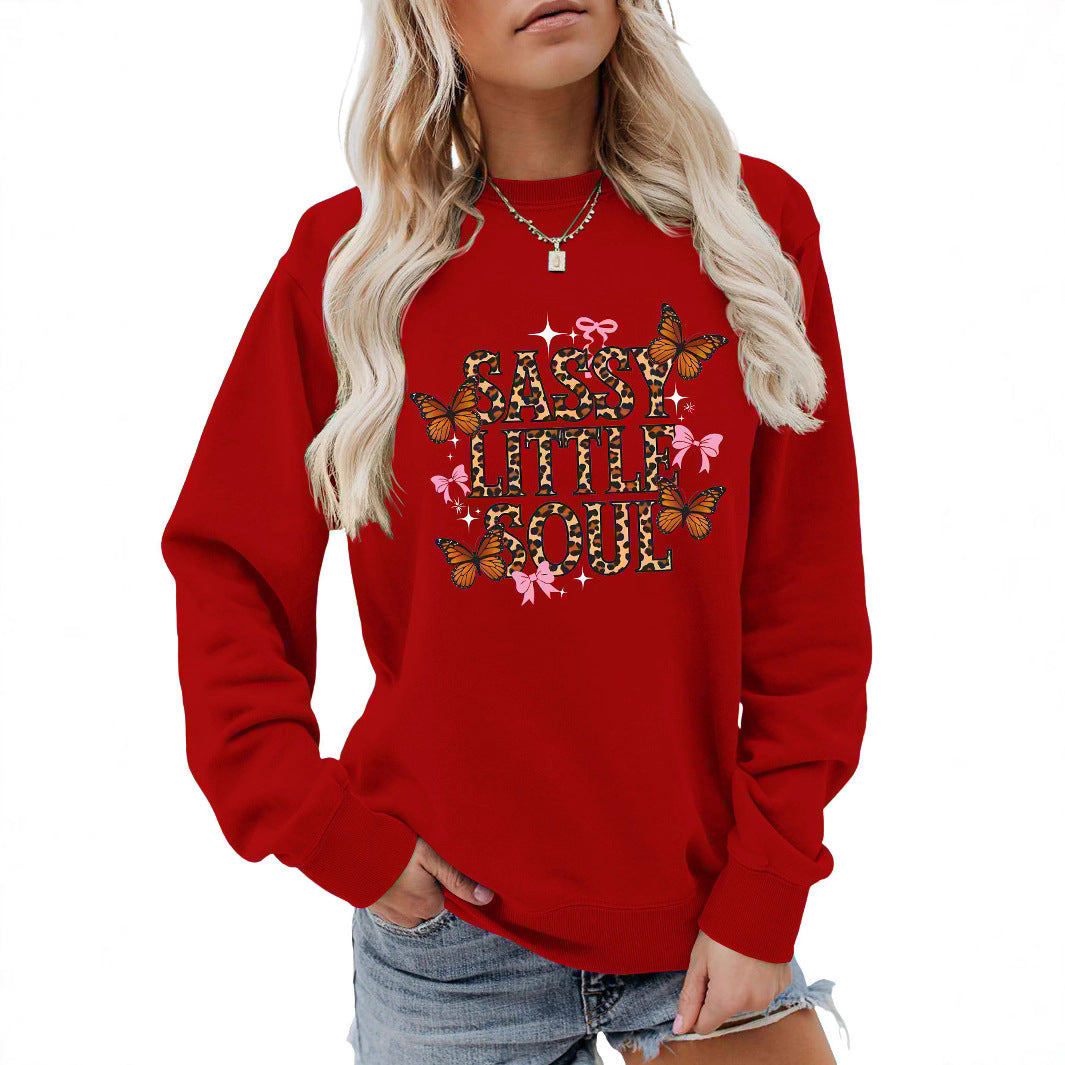 Damen Sweatshirt Schmetterlingsdesign Eveloria - Eveloria