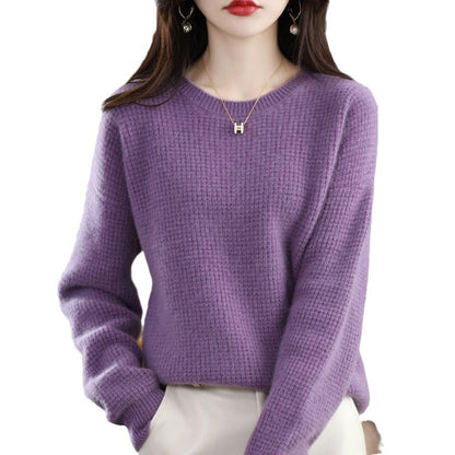 Damen Pullover Nobelstrick Warm Beige