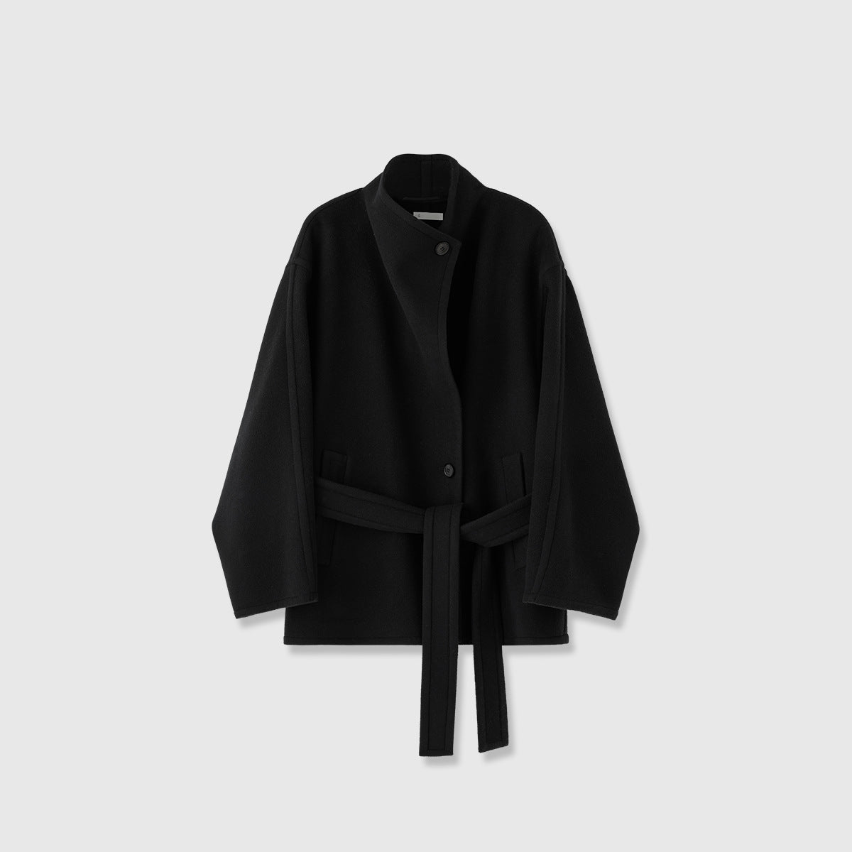 Damen Oversized-Mantel mit Bindegürtel Eveloria