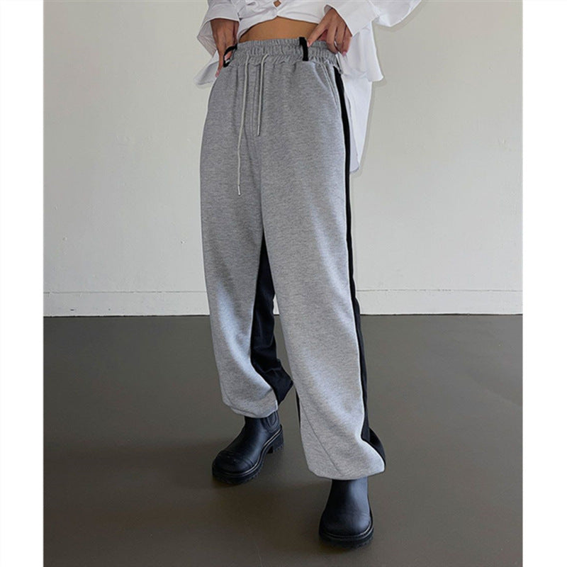 Damen Sportfreizeithose seitliche Farbdetails Eveloria - Eveloria
