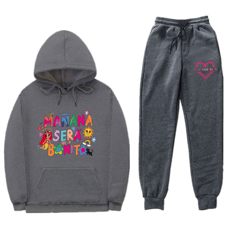 Damen Sweatshirt Jogginghose Set Bunt Eveloria