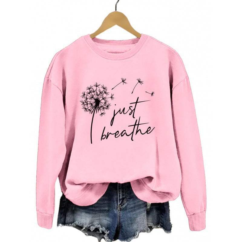 Damen Sweatshirt Pusteblumen-Motiv Eveloria