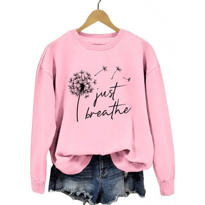 Damen Sweatshirt Pusteblumen-Motiv Eveloria