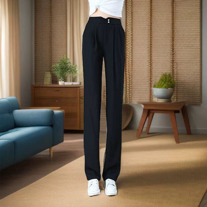 Damen Hochbundhose Faltenrock Elegant