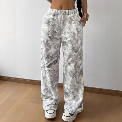 Damen Freizeithose Baumwolle Beige - Eveloria