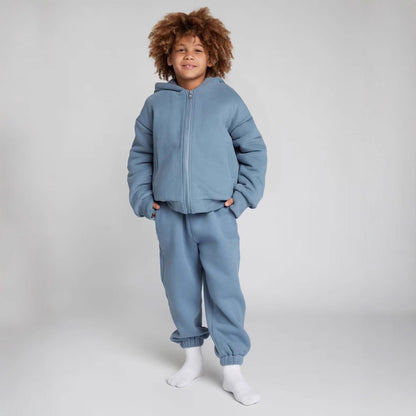 Damen Oversized Kapuzenjacke Lässiger Schnitt Reißverschluss Schwarz - Eveloria