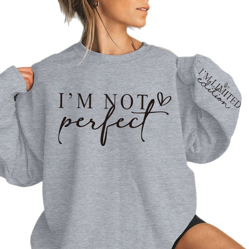 Damen Oversized Pullover mit Aufdruck Eveloria