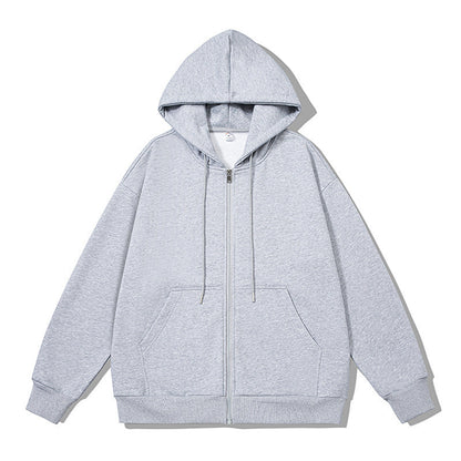 Damen Hoodie mit Taschen Weiches Innenfutter Grau Eveloria