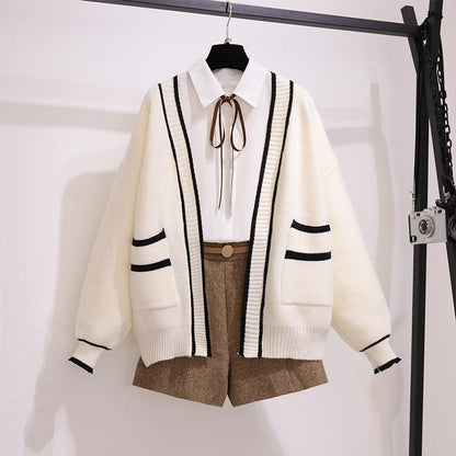 Damen Cardigan Lässig Eveloria