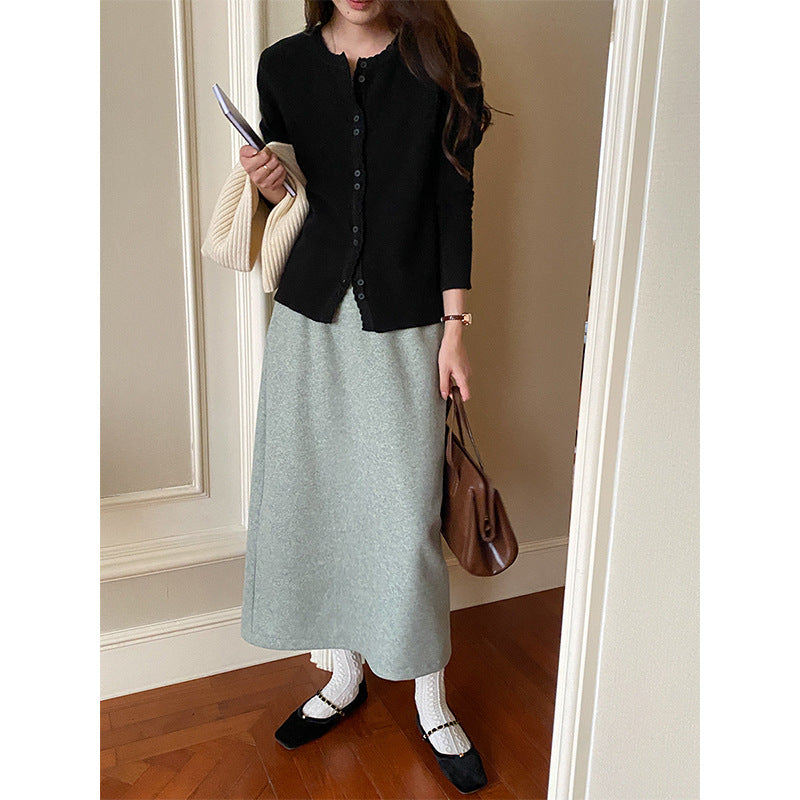Eveloria Damen Strickjacke Knopfleiste Elegantes Design