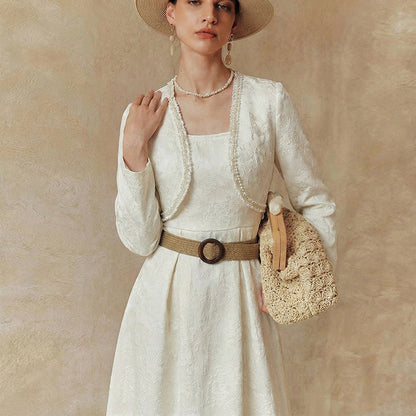 Damen Hochzeitskleid Langärmlig mit Jacke Eveloria