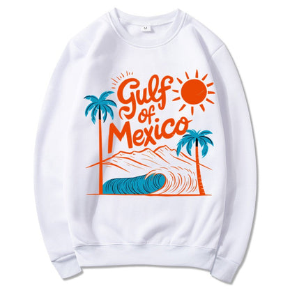 Damen Sweatshirt Maritimes Grafikdesign Lässiger Schnitt Grau - Eveloria