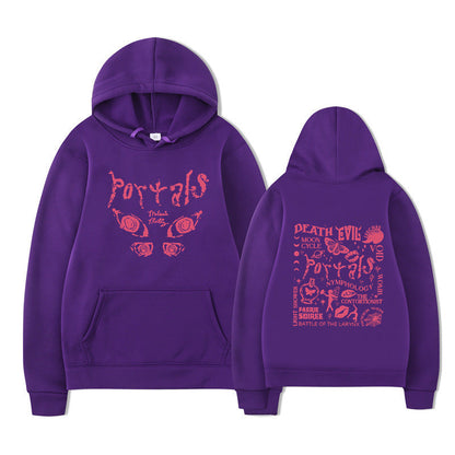 Damen Kapuzenpullover Bequem Kreatives Motiv Eveloria