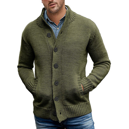 Herren Strickjacke Modern Komfortable Taschen