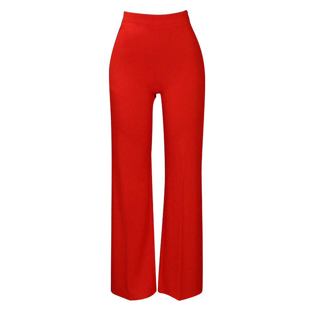 Damen High-Waist-Hosen Figurbetonter Stil Eveloria