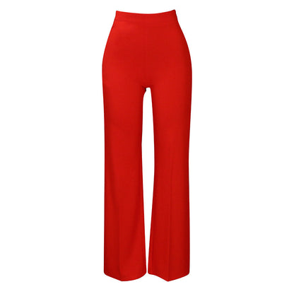 Damen High-Waist-Hosen Figurbetonter Stil Eveloria