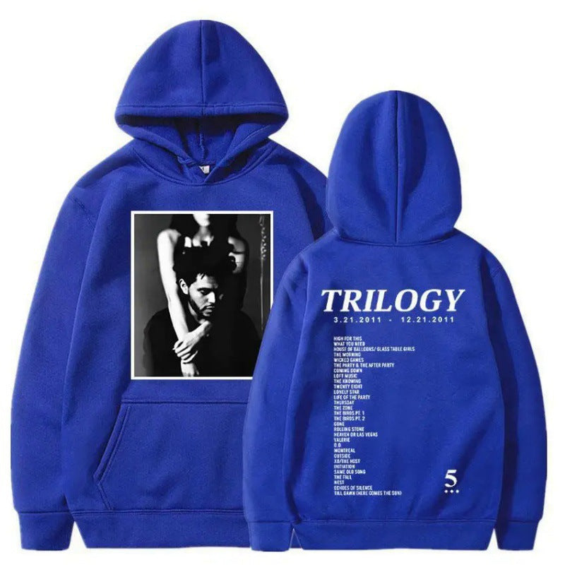 Damen Kapuzenpullover mit Fotodruck und Schriftzug Eveloria
