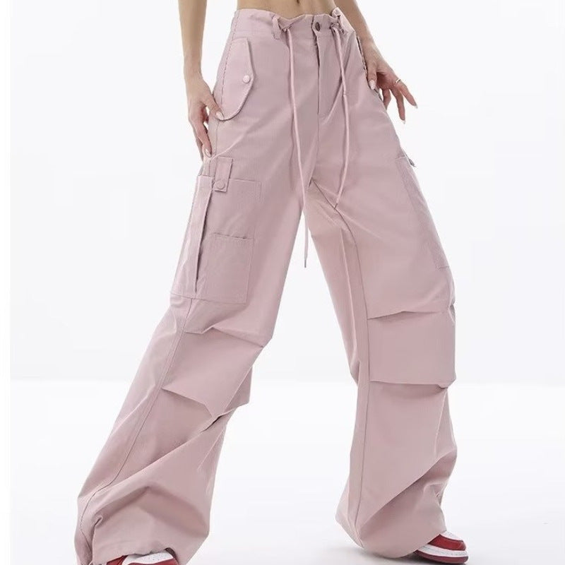 Damen Cargo-Hose Oversized Baumwolle Bequem