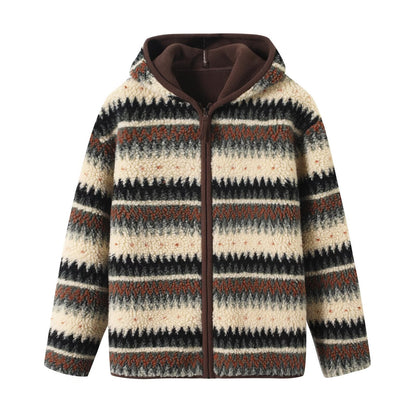 Damen Fleecejacke Muster Eveloria