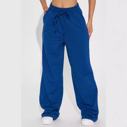 Damen Sweatpants Weite Passform Elastischer Bund Eveloria