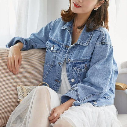 Damen Denimjacke mit Stickerei Eveloria