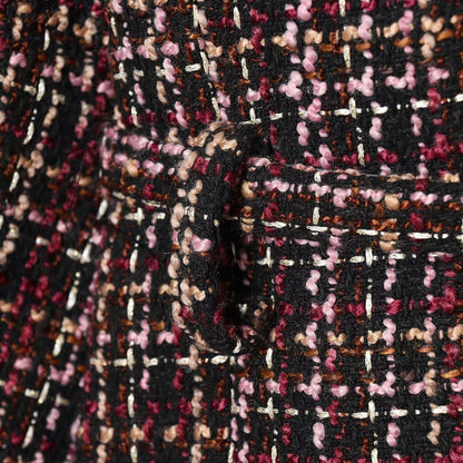 Damen Tweedjacke mit Knöpfen und abnehmbarem Gürtel