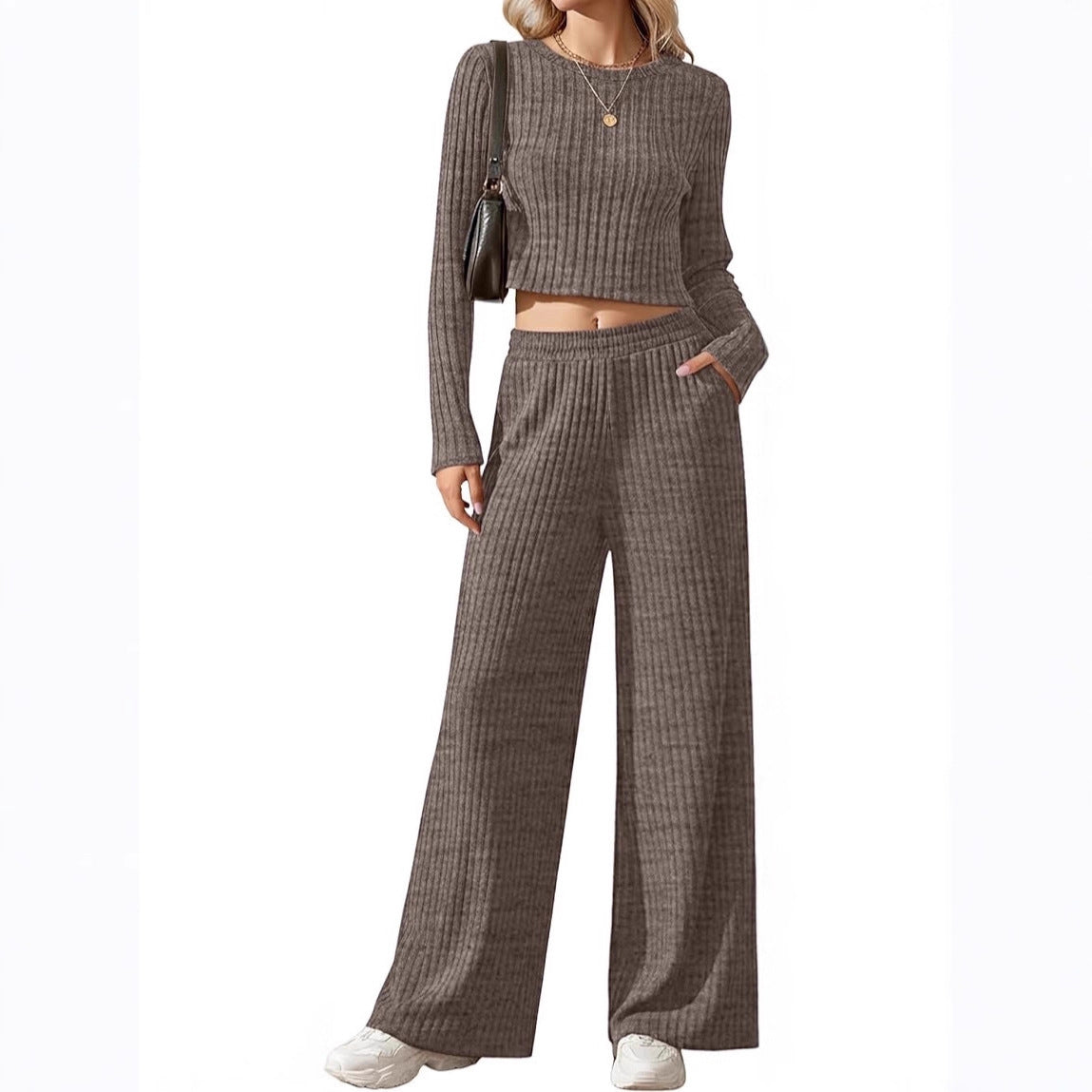 Damen Strickensemble Weites Schnitt Eveloria