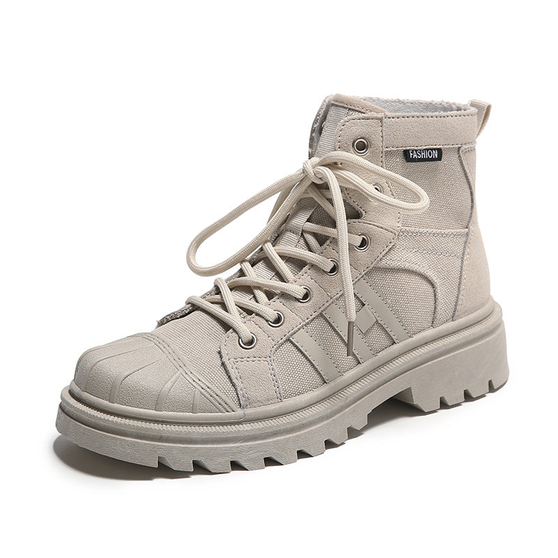 Damen Sneaker Robustes Textil Trendige Sohle Eveloria