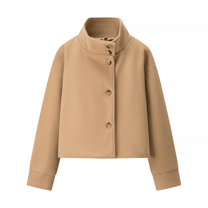 Damen Stehkragenjacke Modisch Eveloria