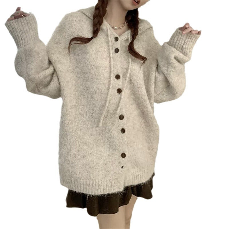 Damen Oversized Strickpullover Kuschelig Eveloria