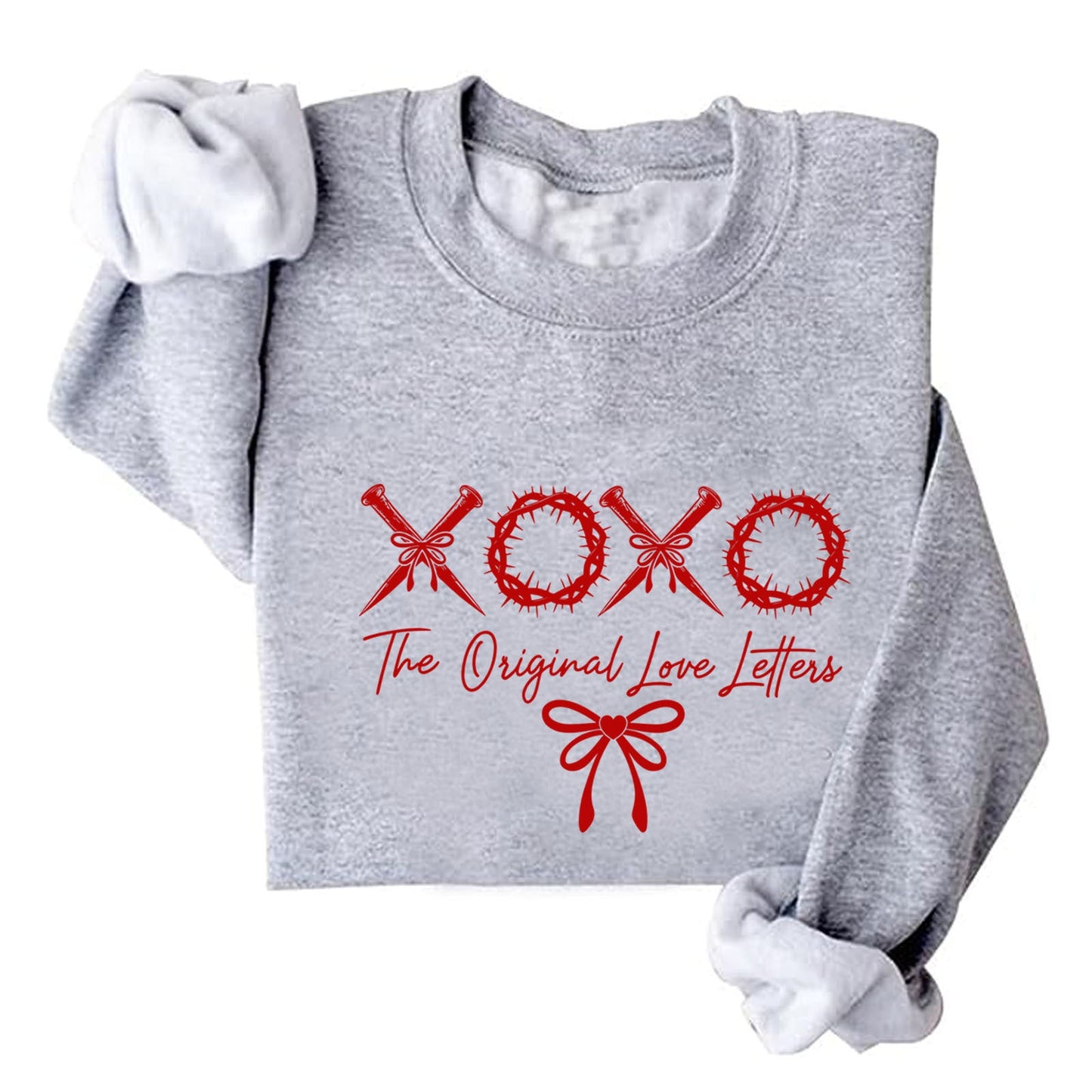 Damen Sweater Weiches Material Grau Eveloria