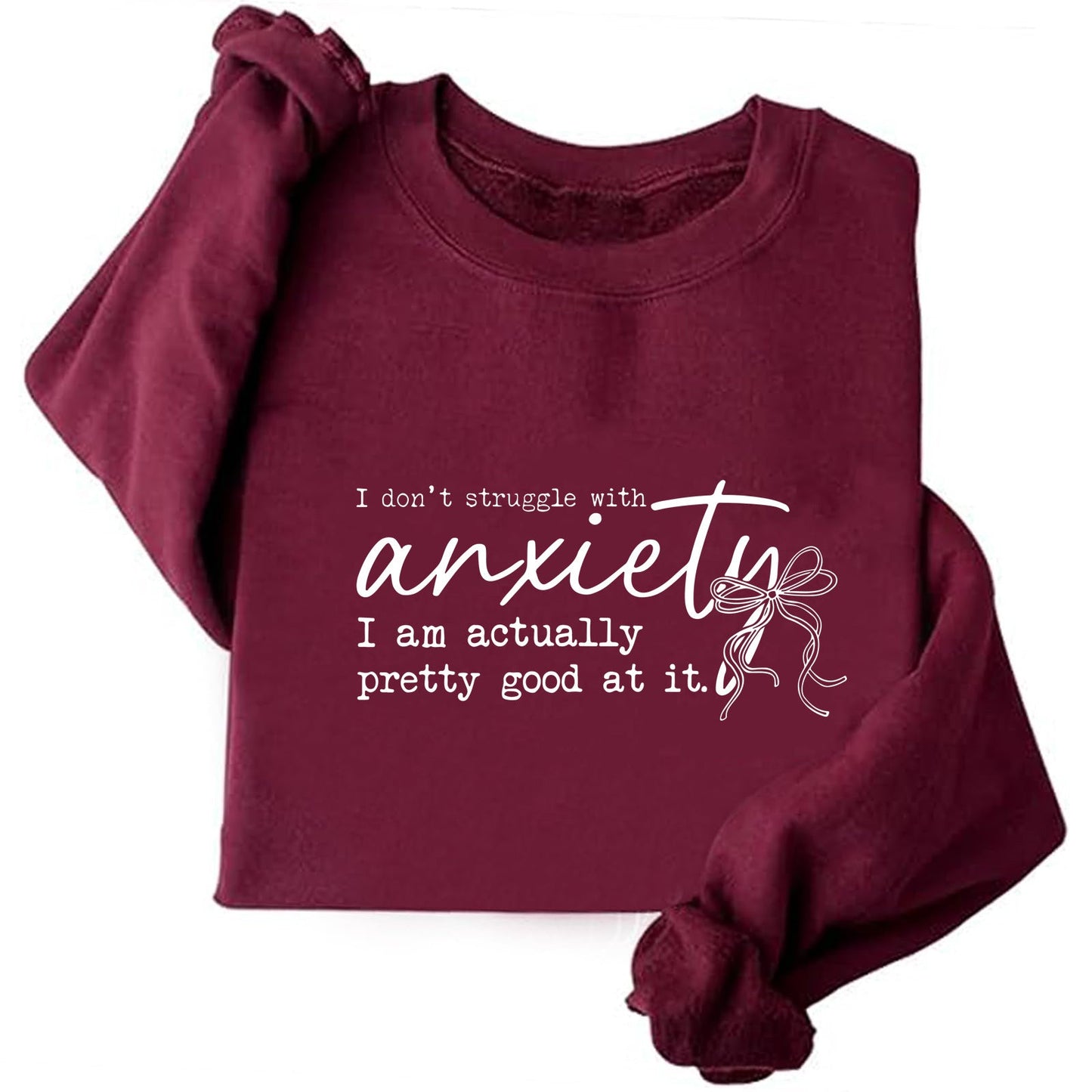 Damen Sweatshirt Motiviertes Design Grau Eveloria