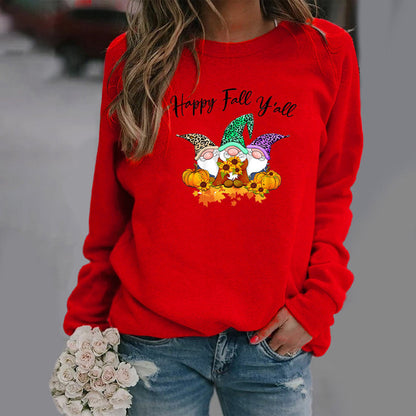 Eveloria Damen Herbst-Sweatshirt Gemütlicher Schnitt