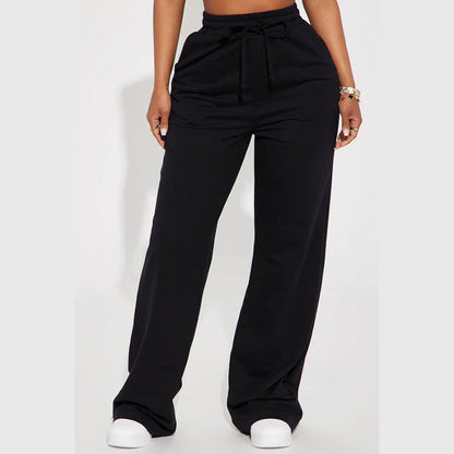 Damen Sweatpants Weite Passform Elastischer Bund Eveloria