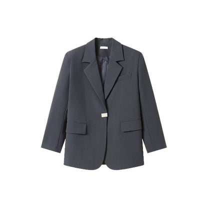 Damen Oversize Blazer Elegant Schnitt Dekorativ Eveloria