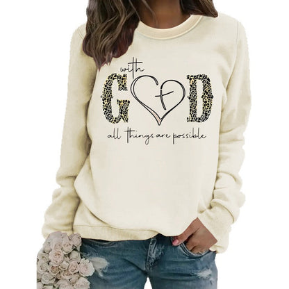 Damen Sweatshirt Kreatives Modedesign Motivierend Grau