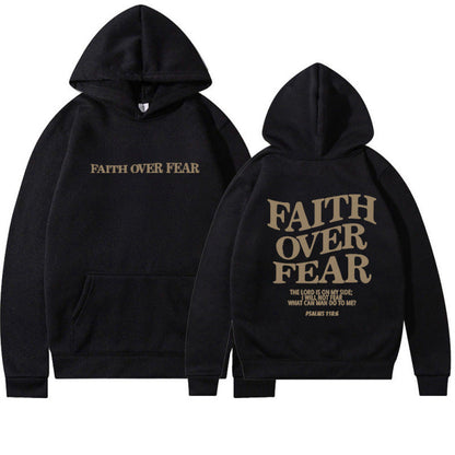 Damen Hoodie Bequem Inspirierender Schriftzug Grau Eveloria