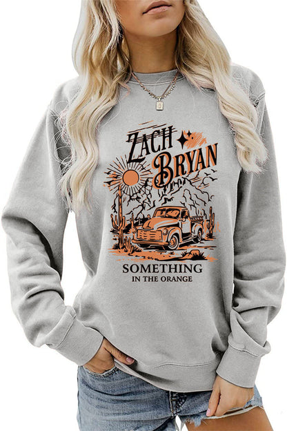 Damen Sweatshirt Vintage Truck Design Eveloria