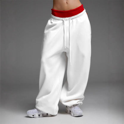 Damen Jogginghose Weite Passform Bequem Eveloria