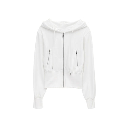 Damen Sportjacke Kapuzenjacke Figurbetont Eveloria