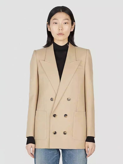 Damen Blazer Doppelt abgestimmt Eveloria